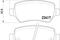Колодки тормозные дисковые задн CHEVROLET: ZAFIRA 01-, OPEL: ASTRA G хечбэк 98-05, ASTRA G кабрио 01-05, ASTRA G купе 00-05, ASTRA G седан 98-05, ASTRA G универсал 98-04,, артикул 2341703