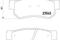 Колодки тормозные, артикул 2354301