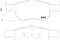 Bremsbelagsatz, артикул 2380701