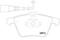 Bremsbelagsatz, артикул 2391301