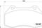 Комплект тормозных колодок, дисковый тормоз, артикул 2416201