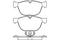 Колодки тормозные дисковые передн BMW: X5 07-, артикул 2417001