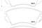 Колодки тормозные дисковые передн OPEL: INSIGNIA 2.0 Biturbo CDTI/2.0 Biturbo CDTI 4x4/2.0 Turbo 08-, INSIGNIA Sports Tourer 2.0 Biturbo CDTI/2.0 Biturbo CDTI 4x4/2.0 Turbo, артикул 2441201