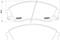 Колодки тормозные HYUNDAI Starex H-1 (07-) KIA Carnival (05-) передние (4шт.) TEXTAR, артикул 2459701