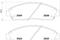 Колодки тормозные дисковые HONDA PILOT, артикул 2560801