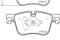 Bremsbelagsatz, Scheibenbremse, артикул 2583401