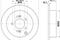 Диск тормозной HYUNDAI TUCSON/SANTA FE/KIA SPOTAGE 04- зад. 1 шт (min 2 шт)(d=284mm, артикул 92134000