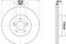 Диск тормозной передний с покрытием PRO TOYOTA COROLLA TEXTAR 92163803, артикул 92163803