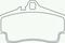 Колодки тормозные задние, артикул 99635293900