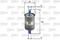 Fuel filter, артикул 587003