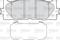 Тормозные колодки (Европа), артикул 598890