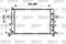 Radiator, engine cooling, артикул 734382