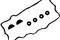 15-52803-01, Прокладка клапанной крышки ДВС (к-т) REINZ Тайвань, артикул 155280301