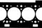 Gasket, cylinder head, артикул 613505510