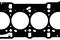Прокладка головки блока Fiat 1.3JTD толщина - 0.82, артикул 613621010