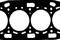 Прокладка ГБЦ Mitsubishi Lancer 1.6/1.8 16V 91>, артикул 615278500