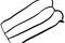 Прокладка клапанной крышки Mazda 2121, Ford Fiest, артикул 713384600