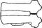 Прокл.клап.крышки, артикул 71-34818-00