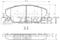 Колодки торм. диск. передн. Toyota Auris (E150 E180) 10- Matrix (E140) 08- Prius (W40) 11- Rav 4, артикул bs-2716