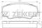 Колодки торм. диск. задн. Citroen Jumper (230 244 Z_) 94- Fiat Ducato (230 244 Z_) 94- Peugeot Bo, артикул bs-2843