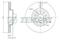 Диск торм. перед. Audi A1 11- A3 II III 03- Q3 11- TT 06- Skoda Octavia (1Z) 05- Superb (3U) 0, артикул bs-5016