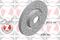 Тормозной диск передний, артикул 250135352