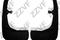 355 Брызговики задние (под оригинал) (комплект - 2 шт., артикул ZVC120ZL2